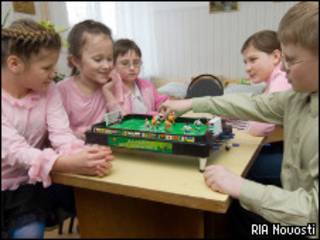 Воспитанники костромской школы-интерната