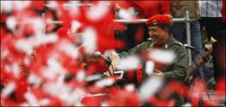 Hugo Chávez, presidente de Venezuela