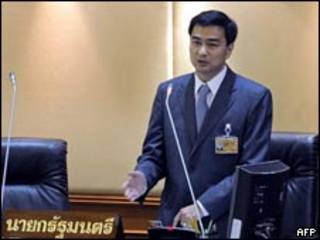 Primer ministro tailandés, Abhisit Vejjajiva