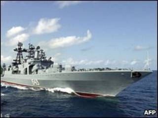 Navio de guerra Marechal Shaposhnikov (arquivo)