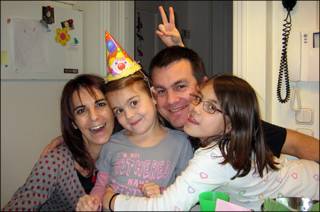 Christopher Panagopoulos y su familia