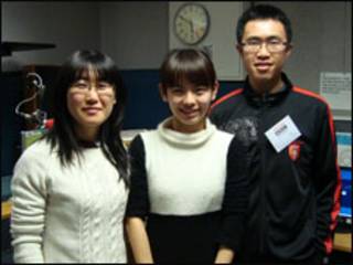 胡怡君、郑璐和刘亿波