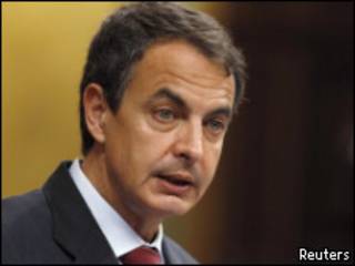 O premiê espanhol, José Luis Zapatero
