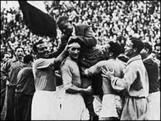 فرحة إيطالية بكأس العالم 1934