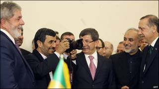 احمدی نژاد و لولا داسیلوا
