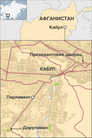 Карта Кабула
