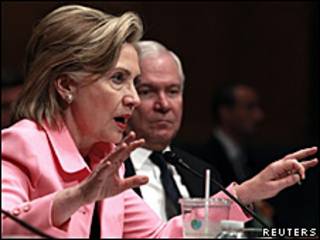 A secretária americana de Estado, Hillary Clinton