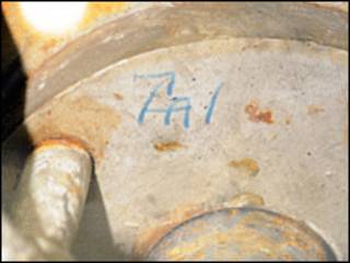 Parte do torpedo encontrada