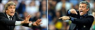 Pellegrini - Mourinho.