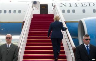 Bà Clinton kết thúc chuyến thăm châu Á