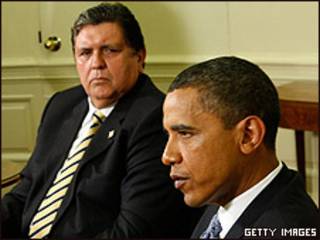 Alan García y Barack Obama