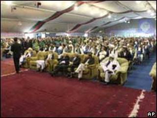 Primer día de la jirga.