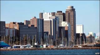 A cidade de Durban, na África do Sul
