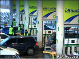 Заправочная станция BP в России