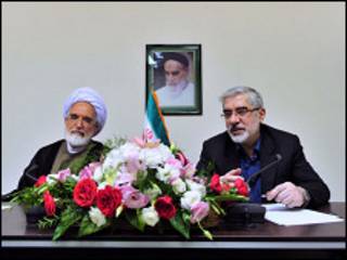 میرحسین موسوی و مهدی کروبی