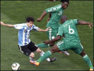 Wasan da aka yi tsakanin Nijeriya da Argentina