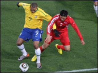 Brazil ta doke Koriya ta Arewa