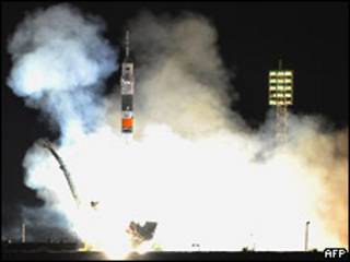 Старт космического корабля "Союз" 16 июня 2010 года