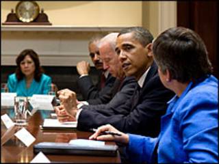 Obama na ganawa da jami'an kamfanin BP