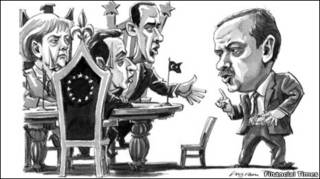 Financial Times'ın Türkiye ile ilgili karikatürü