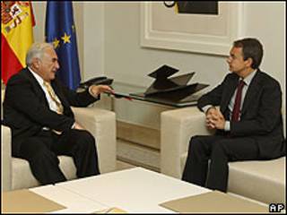 Zapatero Strauss Khan