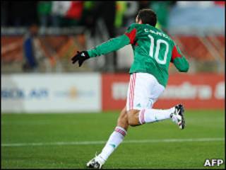 Blanco celebra su gol ante Francia