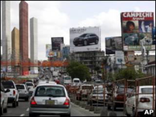 Una calle de México DF