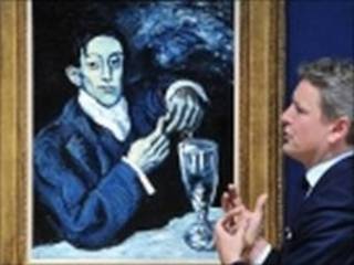'Retrato de Angel Fernandez de Soto', de Picasso, leiloado na Christie's (arquivo)
