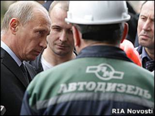 Путин на "Автодизеле"