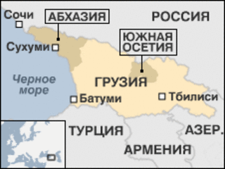 Карта Грузии