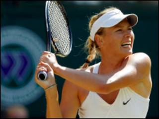 A tenista Maria Sharapova
