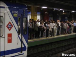 Metro de Madrid el 28/06/2010