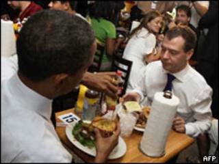Brack Obama e Dmitry Medvedev