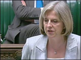 英国内政大臣特雷莎·梅