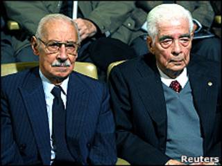 Jorge Rafael Videla y Luciano Benjamín Menéndez