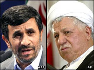 هاشمی رفسنجانی و احمدی نژاد
