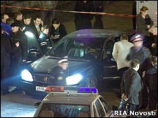 Место убийства Руслана Ямадаева
