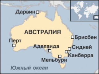Карта Австралии