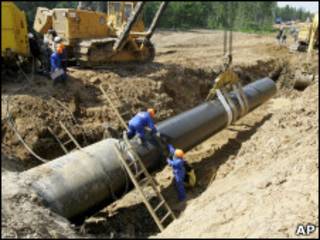 строительство газопровода