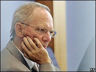 O ministro das Finanças da Alemanha, Wolfgang Schäuble