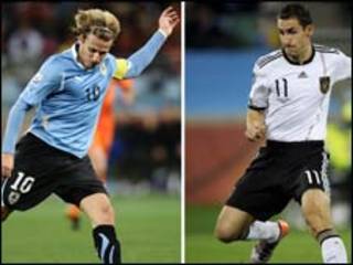 Uruguaio Diego Forlan e alemão Miroslav Klose