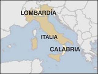 Mapa de Italia