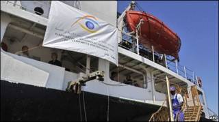 Libya'nın Gazze'ye yardım gemisi Almathea