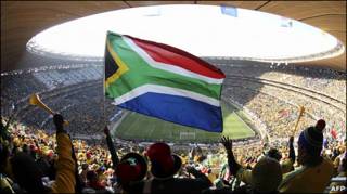 Soccer City en el partido inaugural