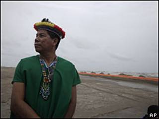 Humberto Piaguaje, tribú indígena de Secoya en Ecuador