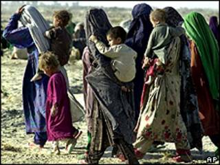 Refugiados afegãos em Zahedani