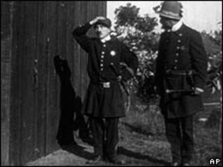 Escena de la película perdida de Charlie Chaplin