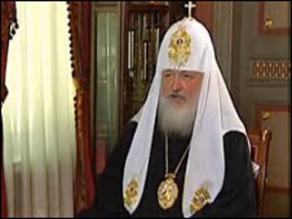Патріарх Кирило під час інтрев'ю українським журналістам
