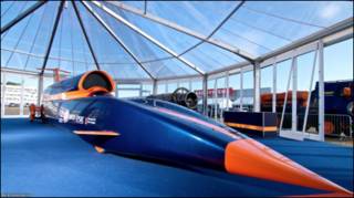 Bloodhound SSC. Foto Nick Haselwood.
