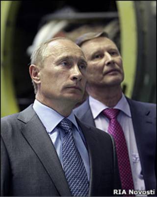 Владимир Путин и Сергей Иванов